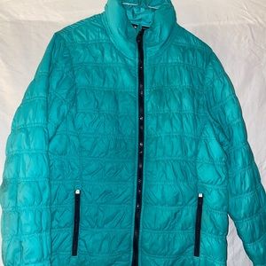 Girls Teal Under Armor Lightweight Jacket